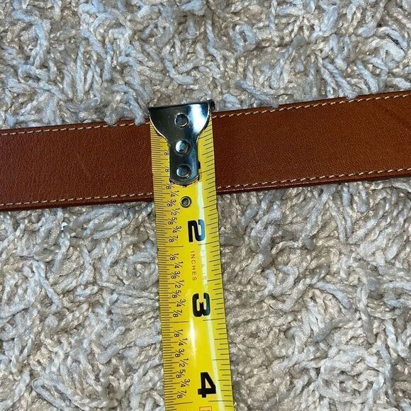 Vintage Pickwick Genuine English Saddle Hide Belt solid Brass Buckle 40